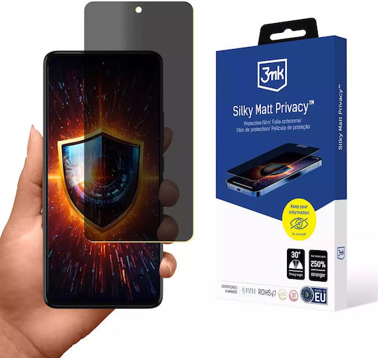 3MK Privacy Ματ Screen Protector (Moto G72)