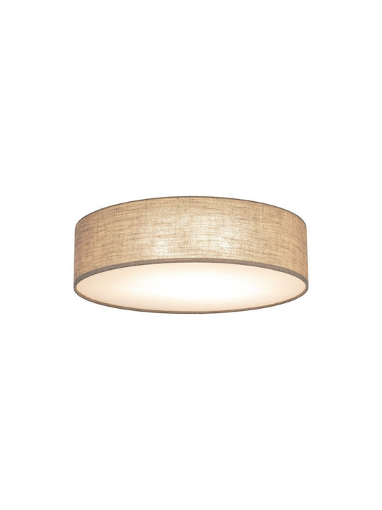 TK Lighting Deckenleuchte Beige mit Fassung E27