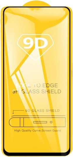 Vollkleber Vollflächig gehärtetes Glas Schwarz (Xiaomi Redmi Note 12 Pro Plus)
