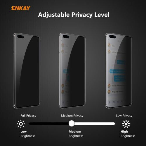 Anti Spy Full Face Tempered Glass (Huawei P40 Pro)