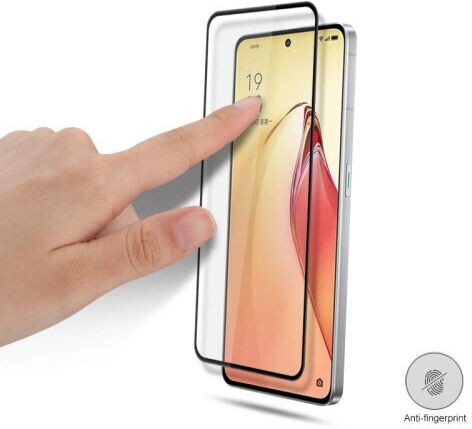 Mocolo Adeziv complet Full Face Tempered Glass Negru (Oppo Reno 8 Pro 5 G, Reno 8 Pro Plus 5 G)