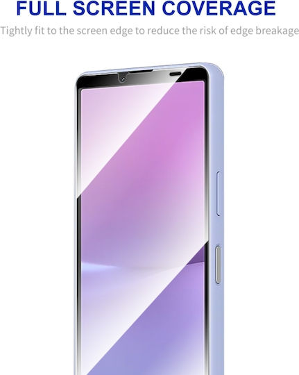 Full Glue Full Face Tempered Glass Μαύρο (Xperia 10 V)