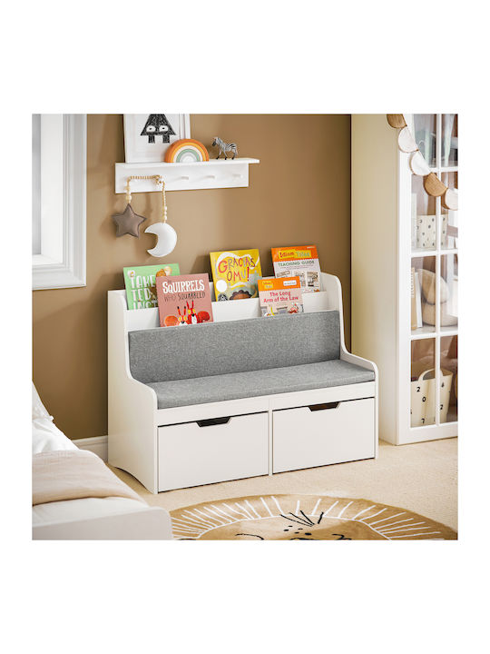 Cabinet pardoseală Lemn Alb 100x70x45cm