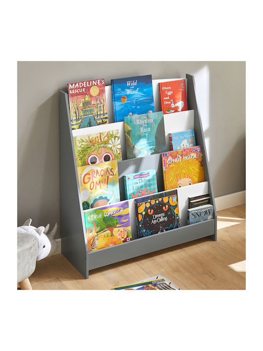 Bücherregal Boden Gray 80x88x30cm