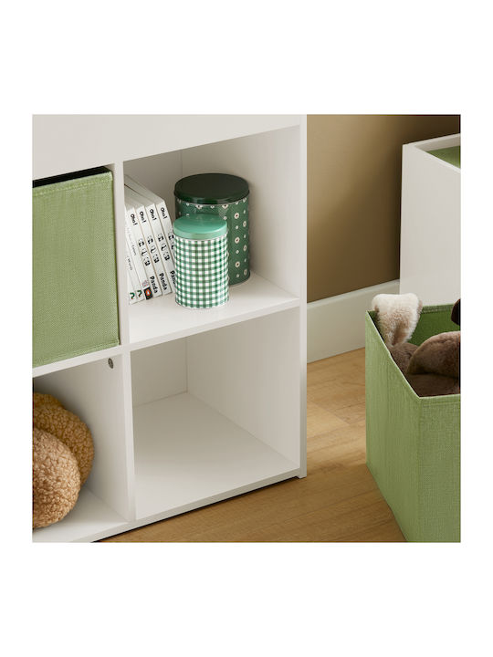 Bücherregal Boden Weiß 60x36x20cm