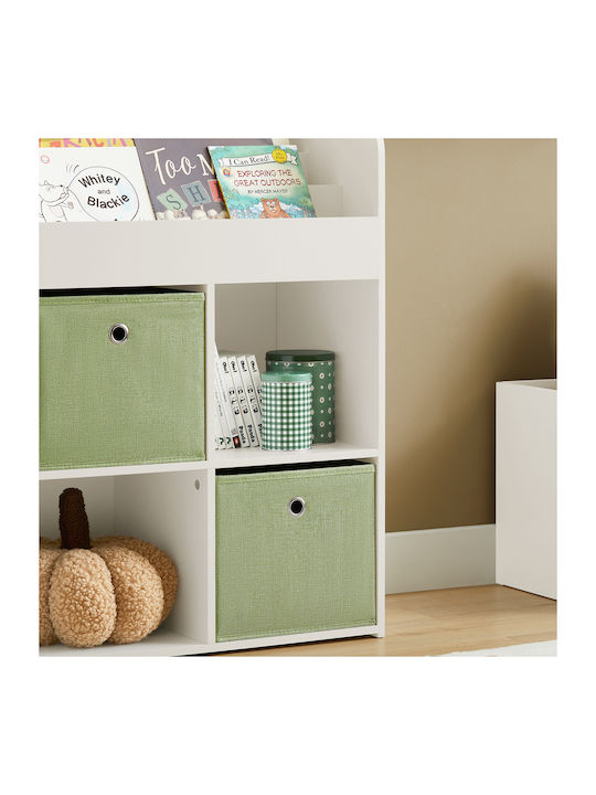 Bücherregal Boden Weiß 60x36x20cm
