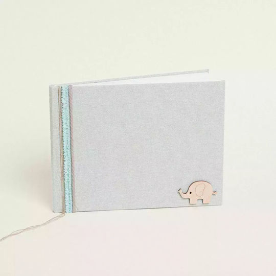 Ментово златен лурекс гостна книга 20.5 X 27.5 см 333107 Нтампудис НТМ-333107