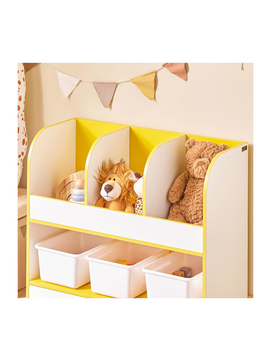 Bibliotecă pardoseală Plastic Alb 70x58x30cm
