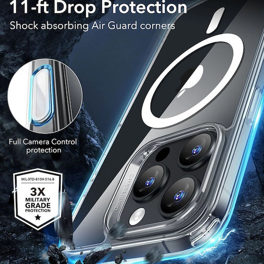 ESR Classic Hybrid Camera Umschlag Rückseite Silikon Transparent (iPhone 17 Pro Max / iPhone 17 Pro / iPhone 16 Pro Max)