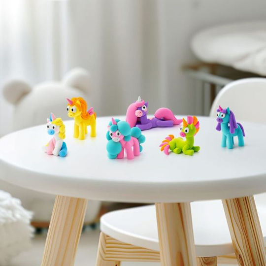 Crafts Diy Modelling Clay Hey Clay Claymates Rainbow Unicorns