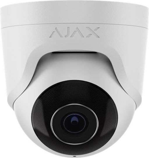 Ajax Systems Turretcam IP Surveillance Camera Full HD+ 5MP Waterproof with Microphone and Lens 2.8mm