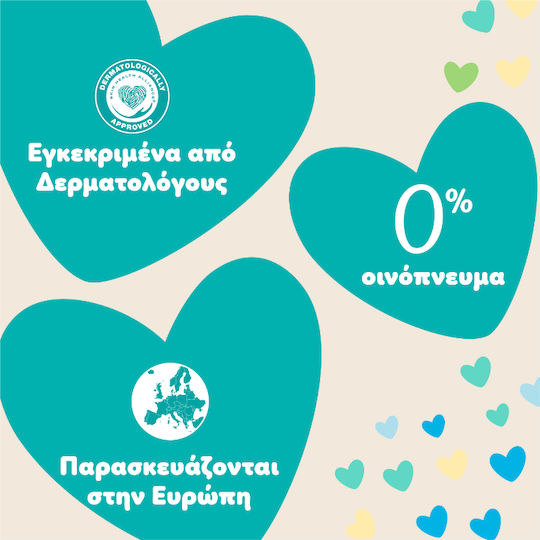 Pampers Soft & Clean Baby Wipes Alcohol-Free & Parabens Free 3x60pcs