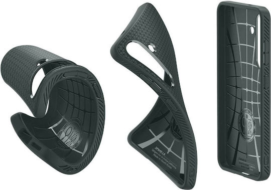Spigen Liquid Air Back Cover Silicone 0.3mm Abyss Green (Galaxy S25)