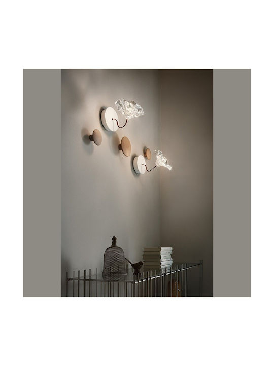 Slamp Lafleur Φωτιστικό Τοίχου Χρυσό 18x18x16εκ.