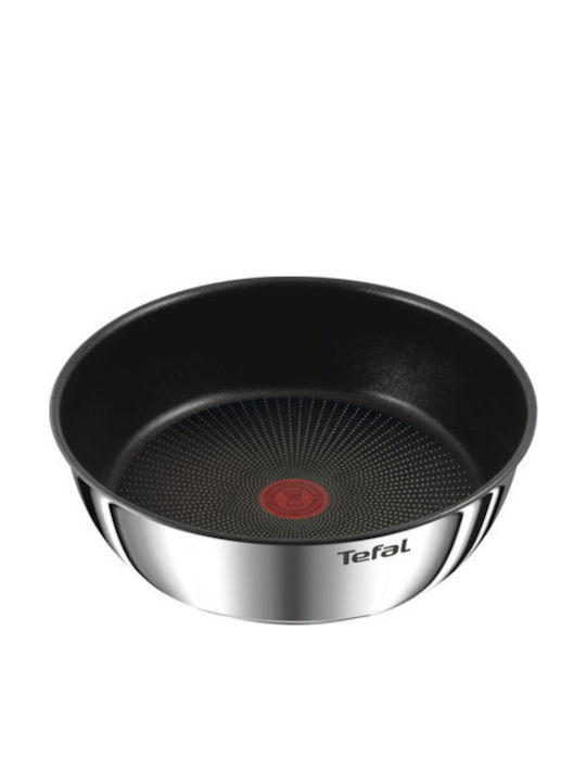 Tefal Ingenio Emotion Cookware Set of Stainless Steel with No Coating Silver 10pcs