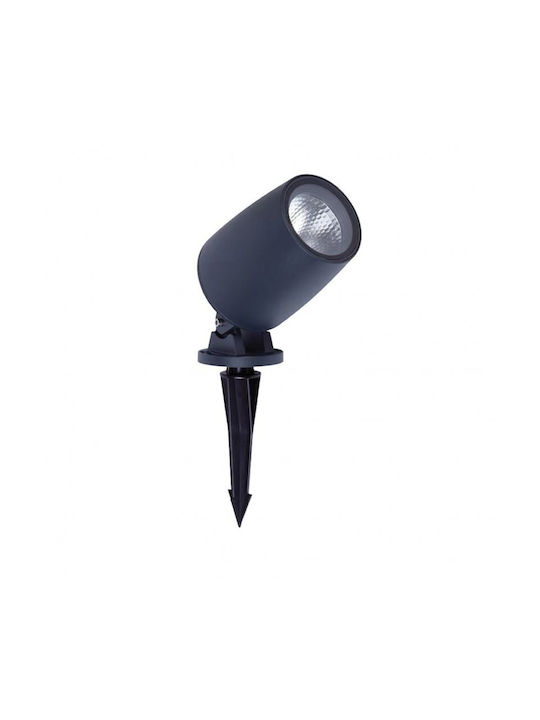 Gekas Gekas Außenstehlampe mit Eingebautes LED und Natürliches Weiß Licht IP65 Schwarz
