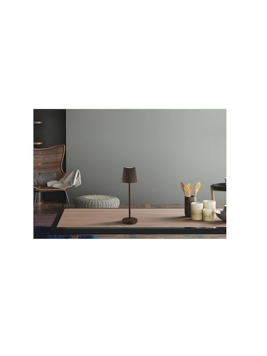 Bot Lighting Настолна LED Лампа За Външна Употреба 3W С Топло Бяла Светлина IP54 Оранжева