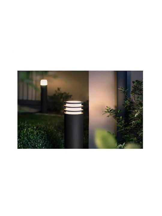 Philips Lucca Outdoor Floor Lamp 9W IP44 for E27 Light Bulb Gray