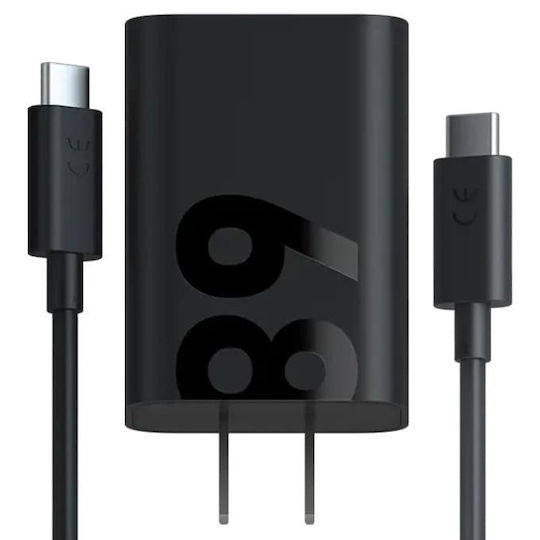 Lenovo USB-C Port Charger with USB-C - USB-C Cable 68W Power Delivery / Quick Charge 3.0 Black (ZG38C05739)