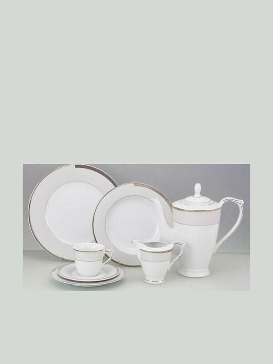 Cryspo Trio Carmen Bej Porțelan Set de Vase 72buc
