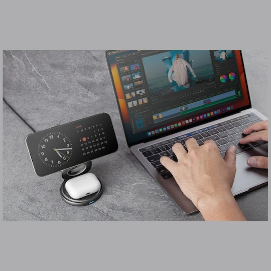 Energea Аσύρματο Зарядно Устройство (Qi Pad) 15W Златисто