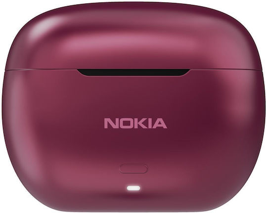 Nokia Clarity Earbuds 2+ Bluetooth Handsfree Ακουστικά με Αντοχή στον Ιδρώτα και Θήκη Φόρτισης Ροζ