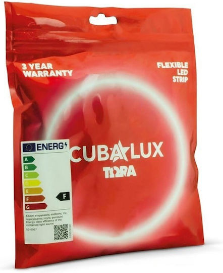 Cubalux Αδιάβροχη Ταινία LED 24V Φυσικό Λευκό Φως 5m Τύπου COB