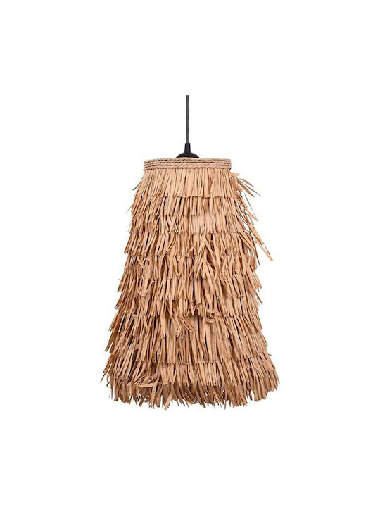 Fylliana Pendant Light Brown Boho with Socket E27 27x40cm