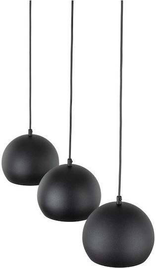 TK Lighting Pendant Light Black Rail 81cm