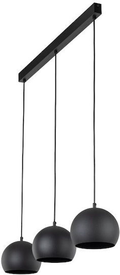 TK Lighting Pendant Light Black Rail 81cm