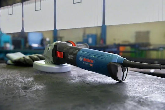 Bosch GWS 17-125 S Τροχός 125mm Ρεύματος 1700W με Ρύθμιση Στροφών