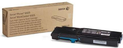 Xerox Phaser Original Toner Laser Printer Cyan 6000 Pages (106R02233)