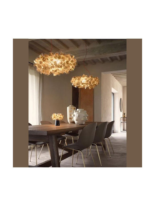 Slamp Clizia Suspension M Mama Non Mama Pendant Light White with Socket E27 53cm
