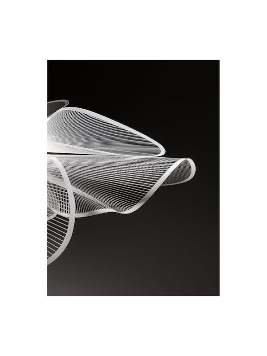 Slamp La Belle Etoile Ceiling Mount Light 73cm Black with Integrated LED