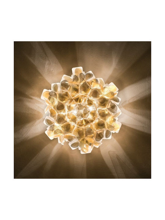 Slamp Clizia Mini Πλαφονιέρα Οροφής 32εκ. Χρυσή με Ντουί E14