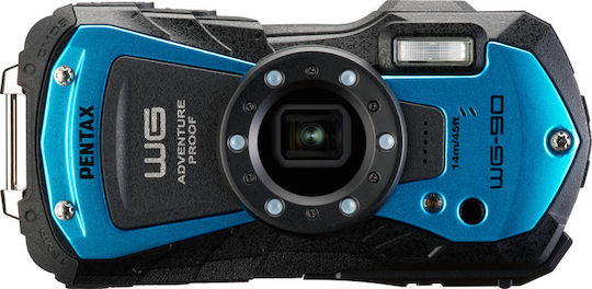Pentax WG-90-BLUE Компактен Фотоапарат 16МР Оптично Увеличение 5x Син