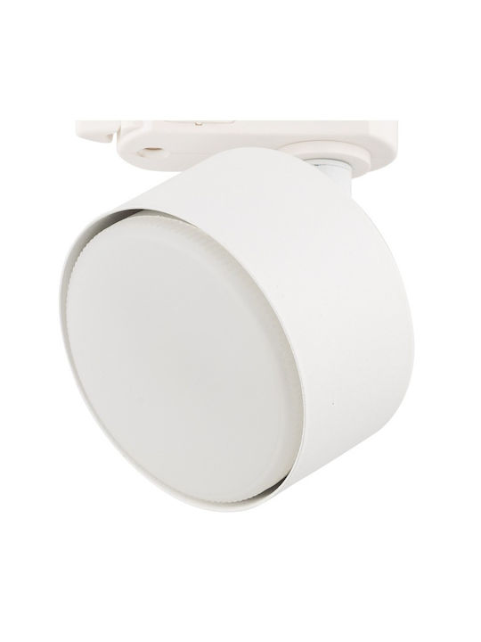 TK Lighting Μονό Σποτ με Ντουί GX53 σε Λευκό Χρώμα