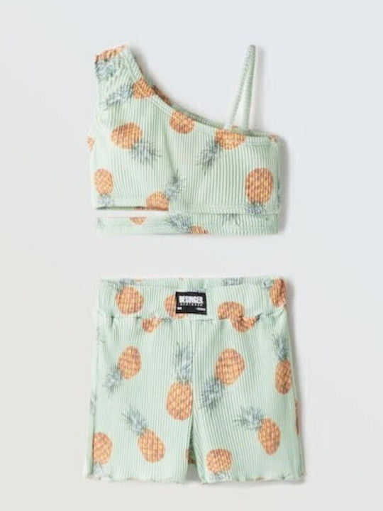 Kinder-Set mit Shorts Sommer 2Stück Pink