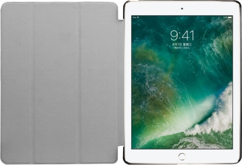 Husă Flip Cover Magnetică 3-fold Neagră (iPad 2017/2018 9.7")