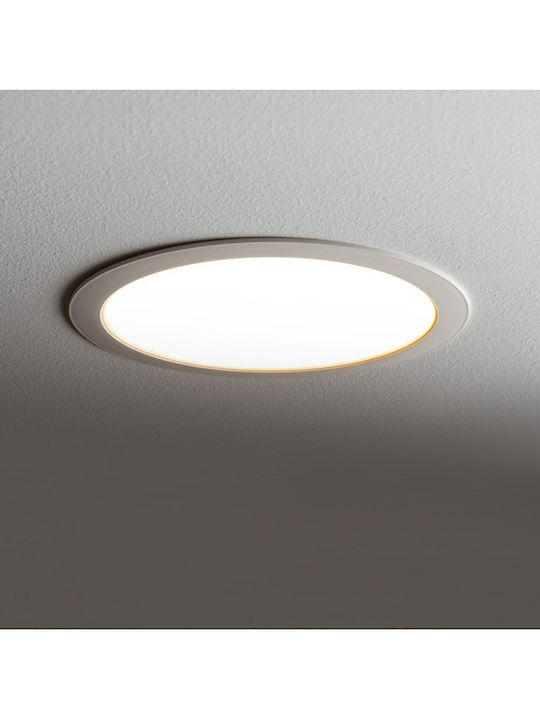 Nowodvorski Χωνευτό LED Panel 24W με Θερμό Λευκό Φως 3000K