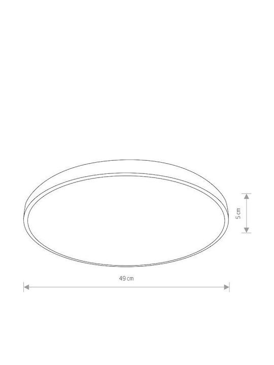 Nowodvorski Στρογγυλό LED Panel 32W με Φυσικό Λευκό Φως 4000K
