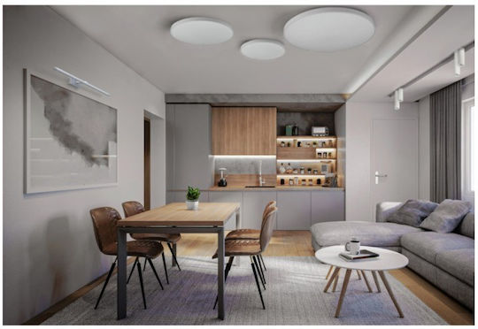 Nowodvorski Στρογγυλό LED Panel 64W με Φυσικό Λευκό Φως 4000K