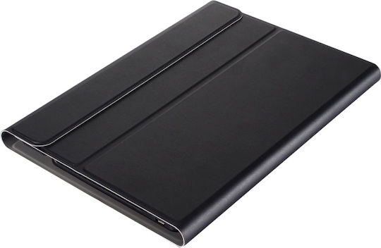 με Αποσπώμενο Bluetooth Flip Cover με Πληκτρολόγιο στα Αγγλικά US Μαύρη (Galaxy Tab S7 / Galaxy Tab S8)