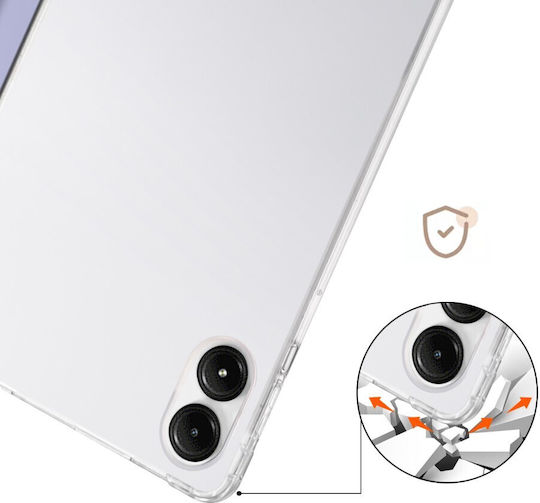 Carcasă Smart 3-fold cu Spate Transparent Tpu pentru Xiaomi Redmi Pad Pro 12.1 Inch Mov Oem