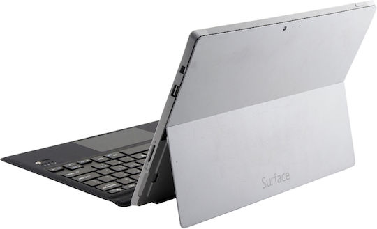 Flip Cover Δερματίνης με Πληκτρολόγιο Dark Grey (Microsoft Surface Pro 3 / 4 / 5 / 6 / 7)