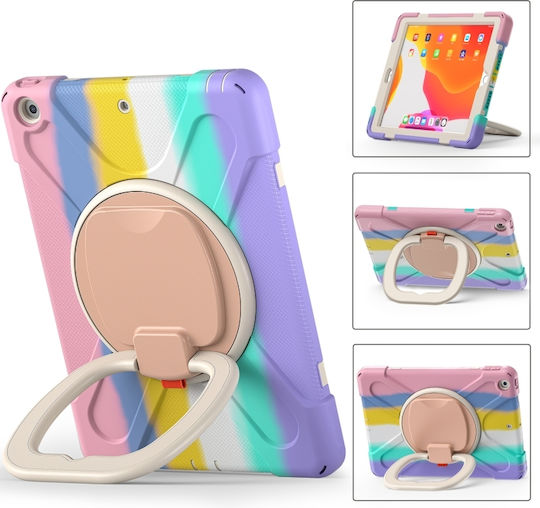 360 X-Armor Baby Color Back Cover για Παιδιά Ροζ (iPad 2019/2020/2021 10.2'')