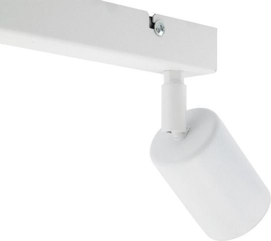 TK Lighting Διπλό Σποτ με Ντουί GU10 σε Λευκό Χρώμα