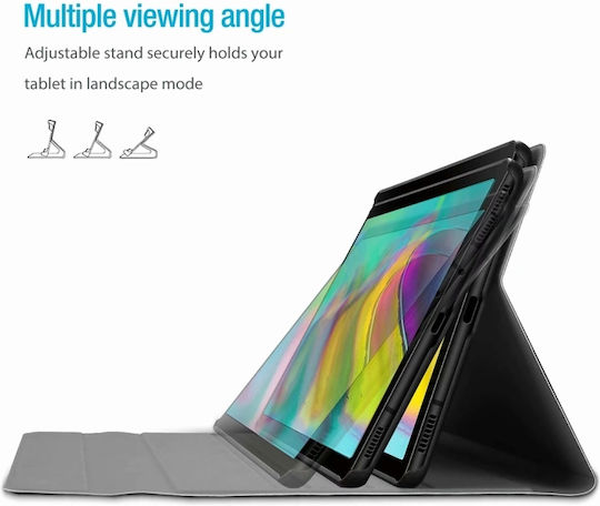 Flip Cover με Πληκτρολόγιο στα Αγγλικά US Ροζ Χρυσή (Lenovo Tab M10 Plus 10.3")
