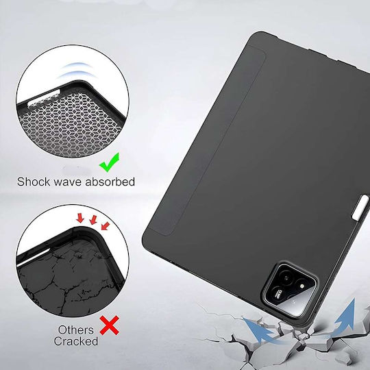 Dreifach gefaltete Buchhülle für Xiaomi Pad 7 Pro Pad 7 Galaxies