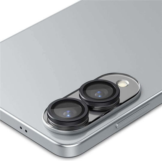Spigen Optik Pro EZ Fit Προστασία Κάμερας Tempered Glass Μαύρο για το Galaxy S25 Edge